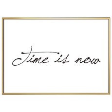 有框畫 Time is now, 金框