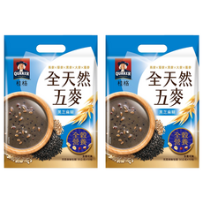 QUAKER 桂格 全天然五麥 黑芝麻糊, 30g, 10包, 2袋