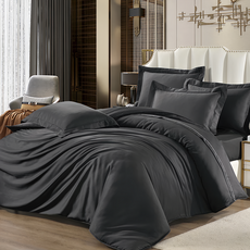 60支 頂級日旅素色天絲 單人床包雙人兩用被三件組