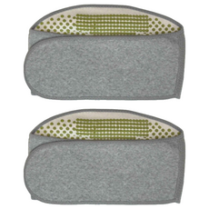 日本熱銷艾草聚熱保暖護腰帶, 灰色均碼, 153g, 2個