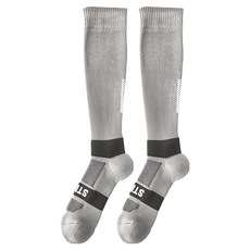 PORA BELLA 大地色運動壓力襪, 毛圈吸汗, 高彈不鬆脫, 女款 灰色, 22~26cm