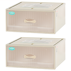 KEYWAY 聯府 單抽式抽屜整理箱 34.5L, CT-881, 2個