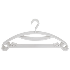 AXIS 艾克思 無痕順肩多功能塑膠衣架 6入, 42x21公分, 台灣製, 1組