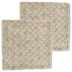 矽膠防撞顆粒 64顆(2入), 12 x 4mm, 2張, 透明