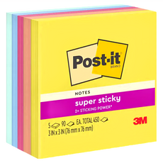 3M Post-it 利貼 狠黏便條紙紙磚, 654_5SSJY, 450張, 1個