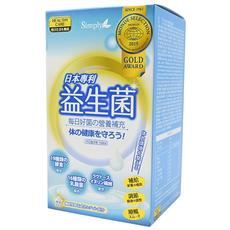 Simply 新普利 益生菌 Set, 3600億好菌, 專利綜合蔬果酵素, 龍根菌、比菲德氏菌, 30包, 60g, 1盒