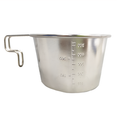 Campingmoon 柯曼 加深大號雪拉碗 S369 直徑122mm 150g, 銀色, 1個