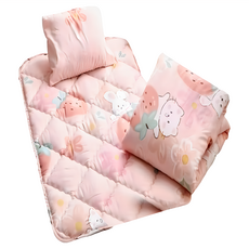 愛北鼻 幼兒園萊賽爾三件組, 草莓萌萌喵 粉色