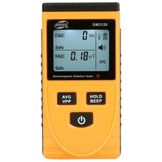 BENETECH 標智 家用電磁波輻射檢測儀, 1個, 黃色