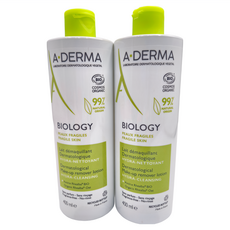A-DERMA 艾芙美 新葉三效卸妝乳，敏感肌適用, 400ml, 2瓶