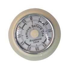 SHIMOYAMA 不銹鋼磁吸計時器 白色, 單一商品, 1個