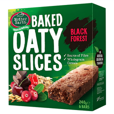 Mother Earth 紐西蘭 烘焙燕麥棒, 暗黑叢林, 40g, 6入, 1盒