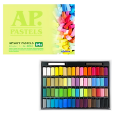 AP. 普思 粉彩條 套裝, 64色, 1盒