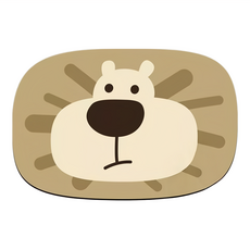 94要便宜 珪藻土地墊 軟款 Set 2 51款 天然橡膠 珪藻泥纖維, 60 x 40cm, 獅子, 2個