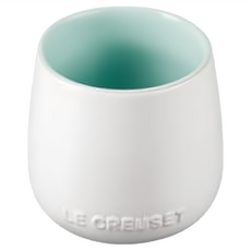 LE CREUSET 花蕾系列馬克杯 250ml - 陶瓷咖啡杯/茶杯, 棉花白/甜薄荷, 1個