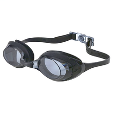 Speedo 成人運動泳鏡 Cyclone 3, 黑色 + 灰色, 不適用, 1個