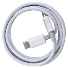 POLYWELL 寶利威爾 TYPE-C-TYPE-C 充電傳輸線 PW15-W45-M141, 1m, 白色, 1條