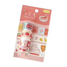 CARD LOVER 信的戀人 白日夢想家紙膠帶組 15mm x 2m 2捲 + 30mm x 2m, 無盡夏, 1組