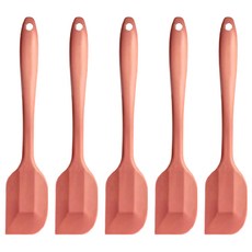 葉子小舖 烘焙器具 矽膠刮刀 小尺寸(21 x 4cm) 單一顏色, 5支