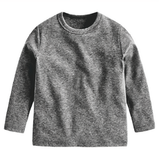 愛北鼻大童發熱衣 親膚透氣 台灣製造品質保證, 21碼, 鐵灰色