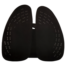 STYLE 格調 減壓護脊透氣排汗靠腰枕, 黑色