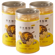 Love Nature Simple Life 依琦匠子 草本蜂梨糖 潤喉護嗓 清涼甘甜, 500g, 3罐