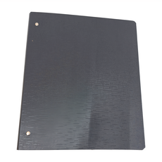 Lan CHYn 連勤牌文具 精裝三孔1"D型夾, 黑色, 1本