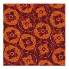 好物良品 快樂系列 加大超長可剪裁玄關大門絲圈刮泥墊, 好柿花生, 1個