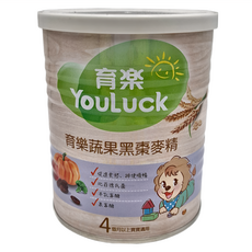 YouLuck 育樂 黑棗麥精, 促進食慾 排便順暢 4個月以上寶寶適用, 黑棗, 280g, 1罐