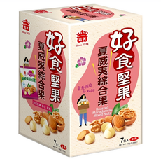 義美 好食堅果夏威夷綜合果 7包, 154g, 1盒