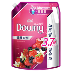 Downy 高濃縮織物柔軟劑補充包 莓果香草, 2.6L, 1包