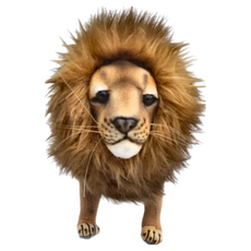 HANSA TOY 填充絨毛玩具 7976 14歲以上, 28cm, 獅子 棕色, 1個