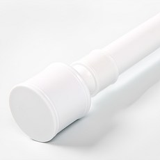 FREESPACE 伸縮窗簾組 白色, 6尺 100~180cm