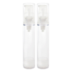 台灣 COSMOS AS 乳液真空瓶 10ml, 透明色, 2個