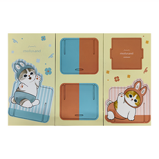 貓福珊迪 置物盒 (未組裝), 22 x 12cm, 兔兔, 1個