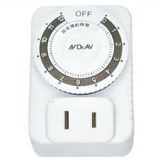 Dr.AV 聖岡科技 太簡單節能定時器 7.5 x 5 x 6cm 70g JR-1212, 1個