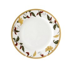 just home 威尼斯骨瓷平盤 10.5吋 精緻花紋, 1個, 白色