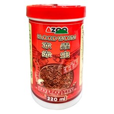 AZOO 赤蟲飼料, 天然高蛋白營養, 220ml, 1瓶
