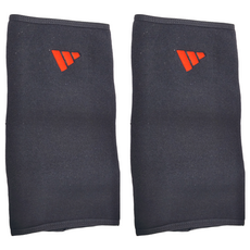 adidas 愛迪達 Recovery系列肘關節用彈性透氣護套 ADSU-12429RD 黑色 42g, 2個