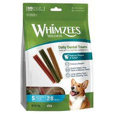 WHIMZEES 唯潔 潔牙骨 犬用 7-12kg 中型犬適用 幫助減少牙菌斑和牙垢, 420g, 1包