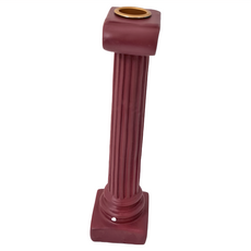 KUIBAO 快豹生活 羅馬柱燭檯 1.9kg 6個, 紅色