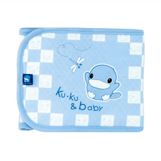 KU.KU Duckbill 酷咕鴨 淘氣保暖肚圍 L, 可調整式自粘魔鬼氈 鋪棉材質, 藍色