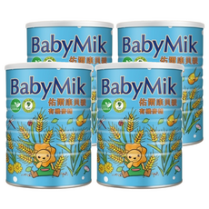 unikid 佑爾康貝親 有機麥精, 無防腐劑 全素, 富含膳食纖維 無香料, 450g, 4罐