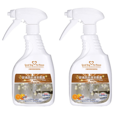 GBPH 好寶貝 玻璃皂垢清潔噴霧, 天然植物萃取精油, 九款獨特香氛, 500ml, 2瓶
