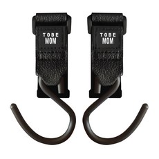 TOBEMOM 嬰兒車掛鉤 Set 2個, 黑色, 1組