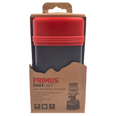 PRIMUS EasyLight Piezo 瓦斯燈 亮度可調節, 紅色 + 銀色 + 白色, 1個