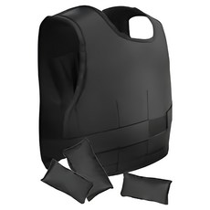 三次方 ff003-1可調節負重背心 5kg (1件) - 健身重訓，提升運動強度, 黑色, 44 x 55cm