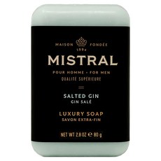 MISTRAL BODY 海風琴酒香氛皂, 80g, 清新海洋氣息，奢華沐浴體驗, 1顆