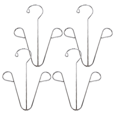 AXIS 艾克思 防風掛勾收納晾曬鞋架 尺寸約23x16.5公分, 2組, 不鏽鋼