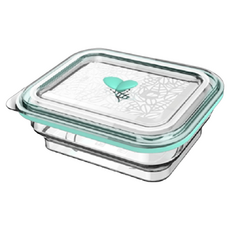 partita 帕緹塔 全矽膠伸縮保鲜盒 方, 1個, 600ml